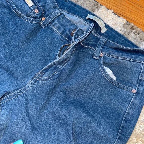 blue ripped skinny jeans - Picture 2 of 4